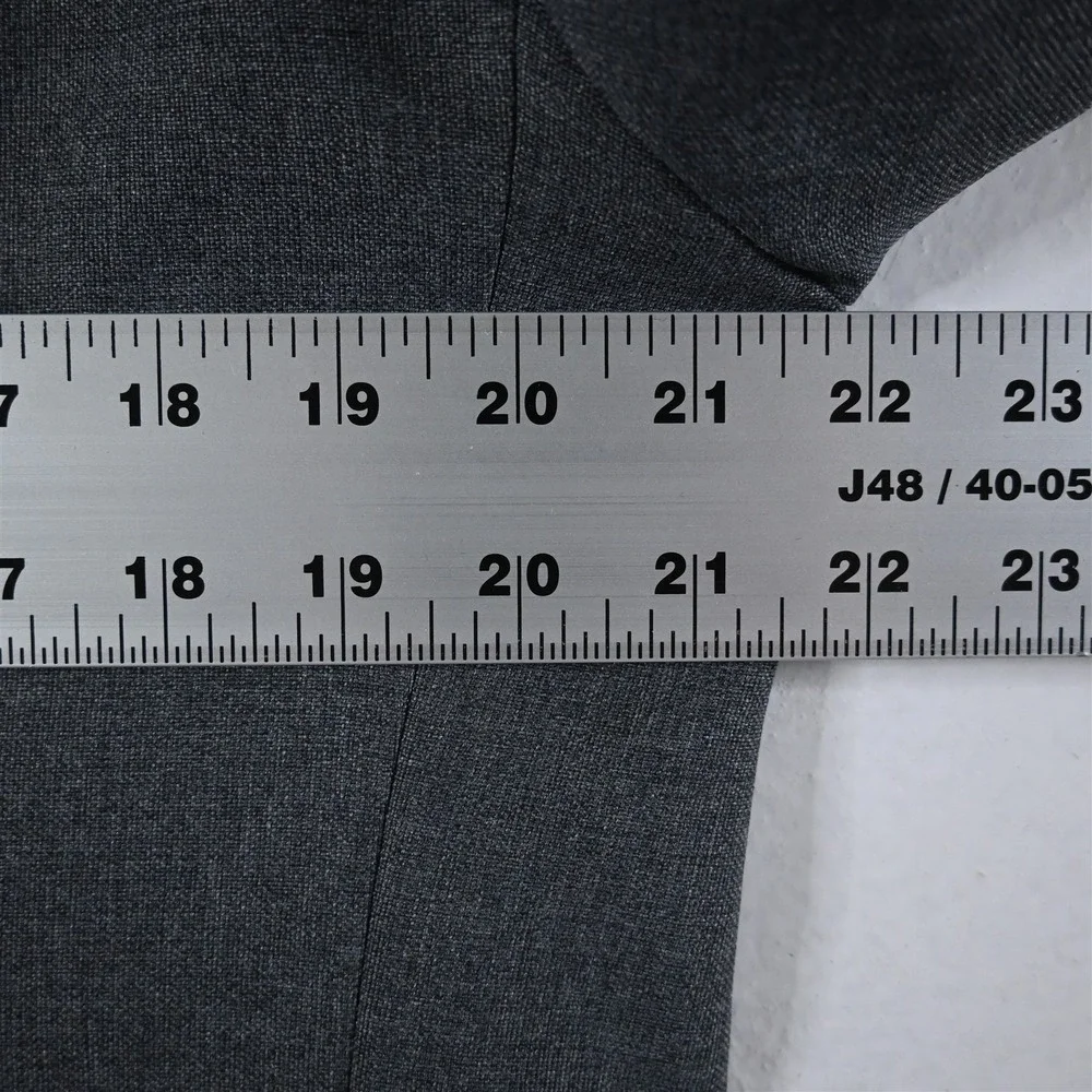 Vtg Mens 42R‎ Gray Silver Button Mens Blazer Suit Jacket Sport Coat